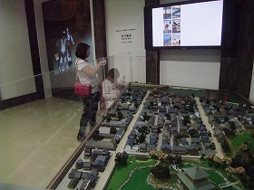 日本江戸時代の市街模型