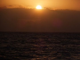 インド洋の日の出
