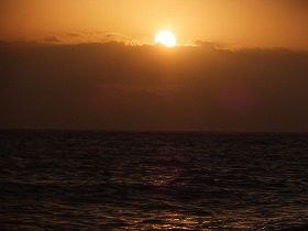 インド洋の日の出