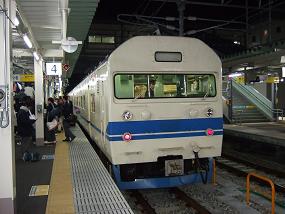 JRで富山駅到着
